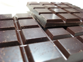 Retirement healthy eating chocolate