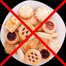 Retirement diet, no sugar