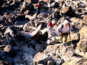 Retirement climbing and hiking